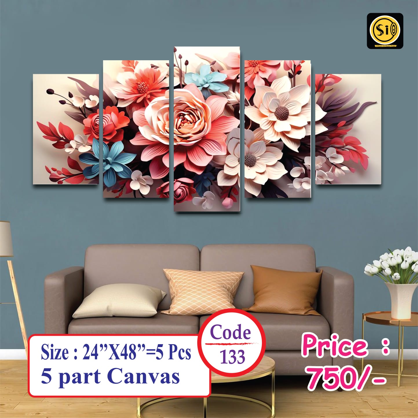 Wall Canvas Code-133