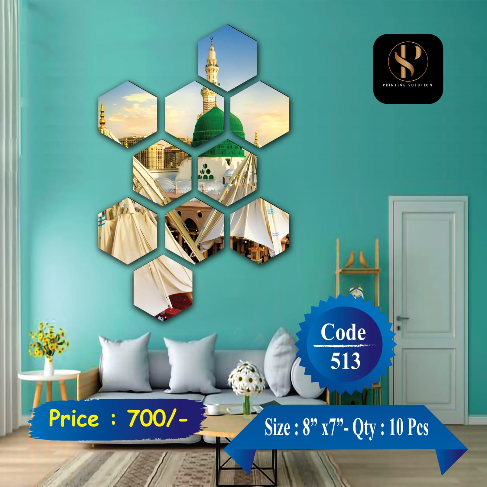 Hexagon code- 513